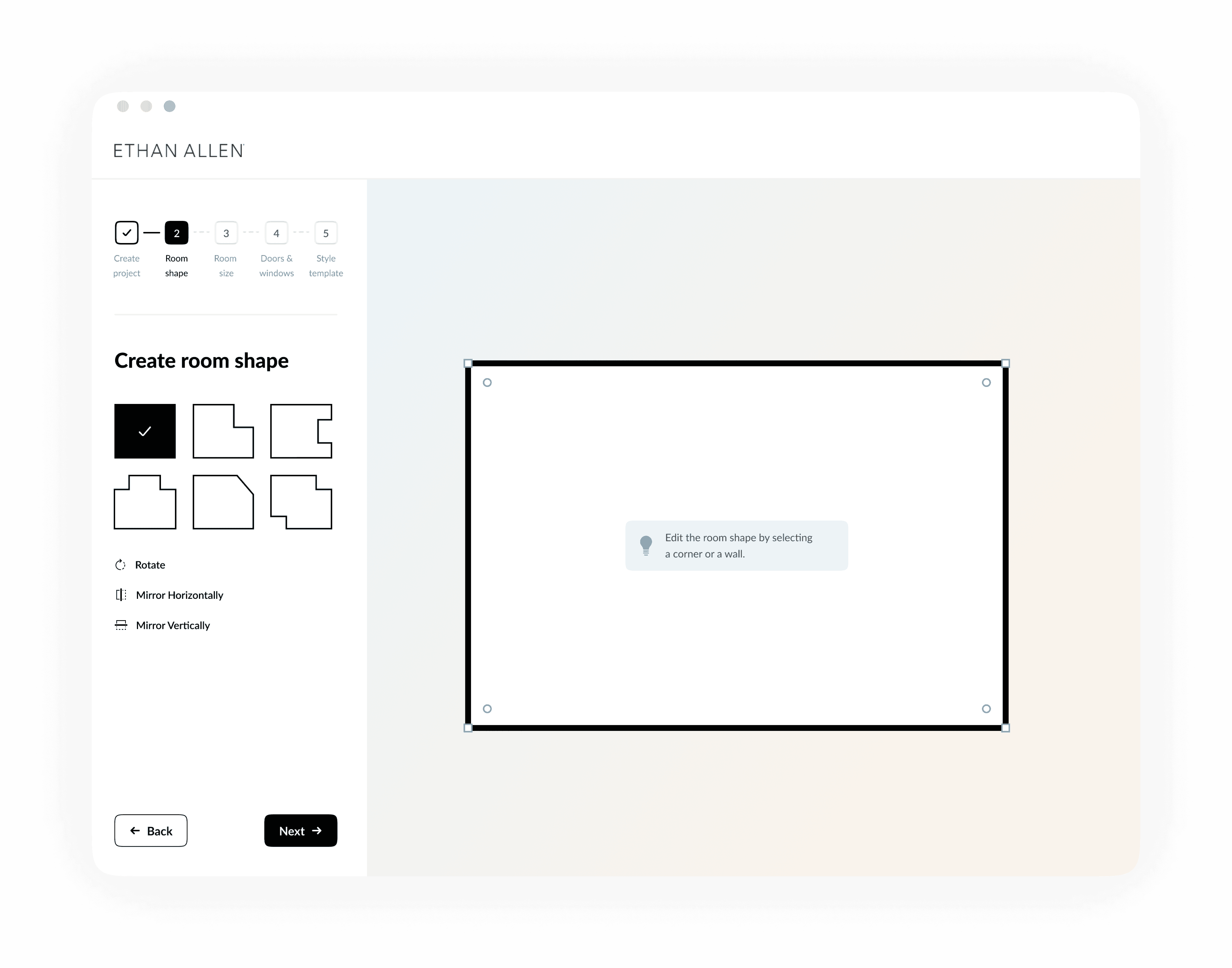 New design of step 2 on the onboarding.